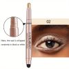 12 Color Eyeshadow Stick Eyeliner Pen, Highlighter Glitter Pearly Shimmer Matte Eyeshadow Pen, Eye Makeup Brightening Stick